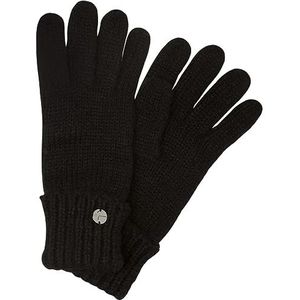Tamaris Dames handschoenen voor koud weer, Jet Black, Eén maat, Jet zwart.