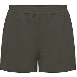 Only Short Femme Solid Short Court Femme, Kaki, 40