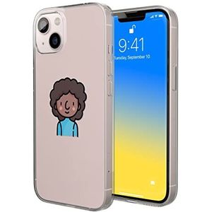 Bonateks, Étui de protection imprimé numériquement compatible avec iPhone 14, coque de protection anti-chocs, silicone, flexible, transparent