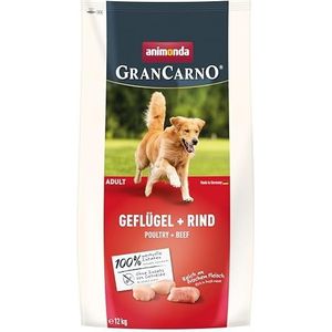 animonda GranCarno Volwassen gevogelte + rundvlees 1 x 12 kg