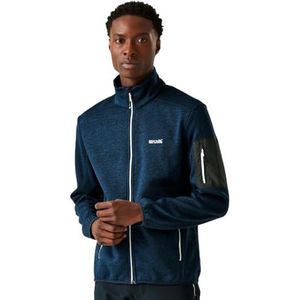 Regatta Regatta Newhill Heren Fleece Full Zip Fleece, Navy Blauw