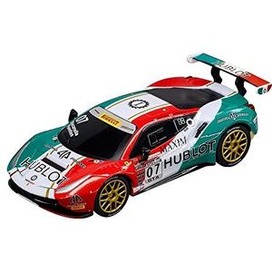 Carrera GO!!! Ferrari 488 GT3 Squadra Corse Garage Italia, nr. 7 racewagen | Slotcar Bahn GO!!! | Schaal 1:43 | Speelgoed voor kinderen vanaf 6 jaar en volwassenen