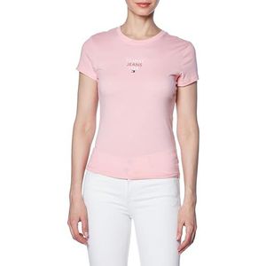 Tommy Hilfiger Tjw Slim Essential Logo 1 SS T-Shirts S/S Dames, Ballet roze