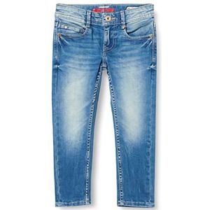 Vingino Apache Jeans voor jongens, Mid Blue Wash.