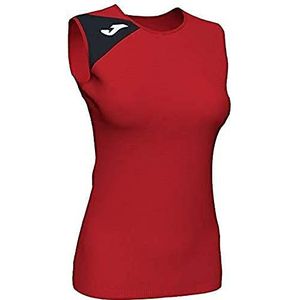 Joma Spike II T-shirt voor meisjes, Rood/Zwart