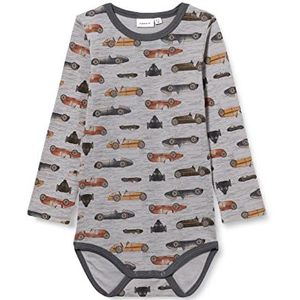 Name It Nmmwillow Wool Ls Body Xxii Body Jongens, Monument/Aop:Aop