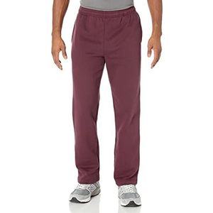 Amazon Essentials Pantalon de survêtement en polaire pour homme (disponible en grande taille large), bordeaux, TG