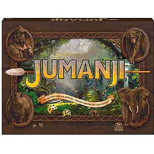 Jumanji - Retro New Edition - gezelschapsspel voor het hele gezin met speelbord, veel uitdagingen en sfeer van de film - Spin Master Games - Franse versie - 6062338 - spel vanaf 8 jaar