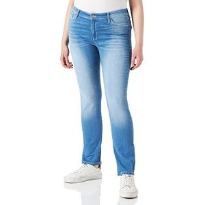 Cross Jeans Anya Slim Jeans voor dames, blauw (lichtblauw 163), 26W x 32L, blauw (Light Blue 163)