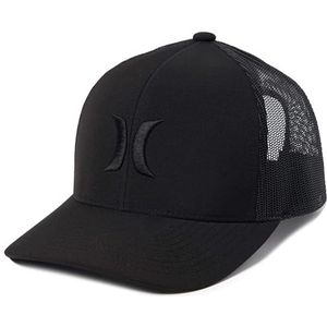 Hurley Trucker Cap voor heren, verstelbare mesh truckerpet, zwart/zwart