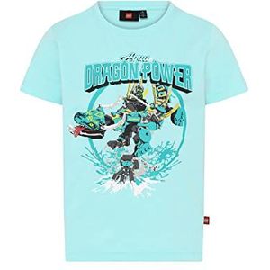 LEGO Ninjago Jongens T-Shirt Dragon Power LWTaylor 325, 718 Light Turquoise, 92, 718 Light Turkije
