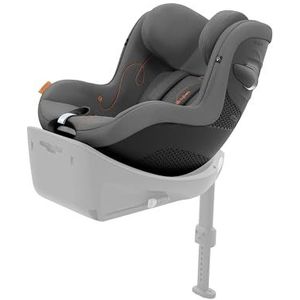 CYBEX Gold Autostoel SIRONA Gi i-Size Comfort zonder basis, van ca. 3 maanden tot 4 jaar, max. 19 kg, 61-105 cm (vanaf de geboorte/40 cm met verloop), Lava Grey (grijs)