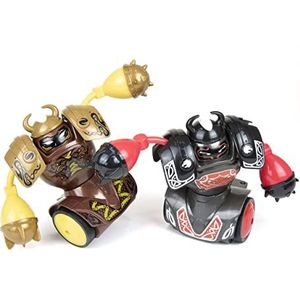 Silverlit - YCOO - Set van 2 op afstand bestuurbare Viking Kombatrobots - Speelgoed voor kinderen vanaf 5 jaar - Gemakkelijk uit te pakken - 14 cm - Vooruit en sla je tegenstander om hem op de grond