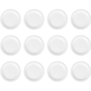 Olympia Athena bord met smalle rand 205 mm (12 stuks), wit porselein, bordenservice, restaurantservies, servies, magnetronbestendig, CF362
