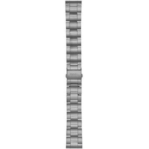 Fossil horlogeband heren 22mm roestvrij staal, grijs., Casual