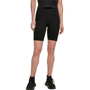 Build Your Brand Dames High Waist Cycle Yoga Shorts dames, zwart, L, zwart.