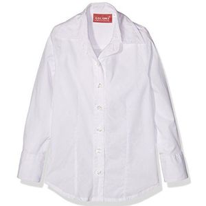 Gol blouse meisjes, wit (6)
