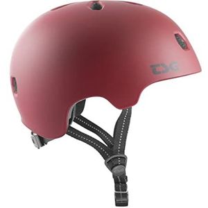 TSG Meta Solid Color Halve helm voor volwassenen, Satin Oxblood, S/M
