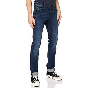 Tommy Hilfiger Heren Jeans Core Denton Straight Jeans, Blauw (Nieuwe Donkere Steen 919)