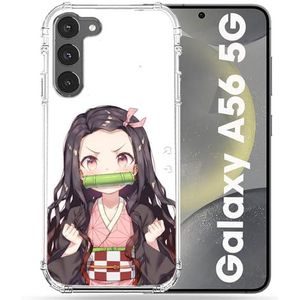 Cokitec Versterkte hoes voor Samsung Galaxy A56 5G Manga Demon Slayer Nezuko