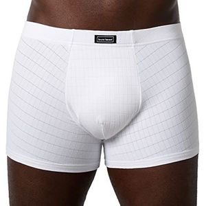 bruno banani Heren boxershorts wit (wit geruit 1612)., S, wit (wit geruit 1612)