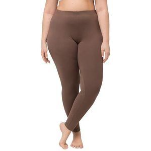 Ulla Popken, Dameslegging, grote maten, bruin, 40 W/32 l, Bruin