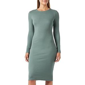 VERO MODA Vmroma Ls Bkn Dress Jrs Noos Damesjurk, Bos Groen