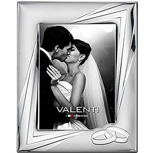 Valenti&Co Fotolijst zilver 13x18 cm ideaal als geschenk voor bruiloft of voor mama en papa