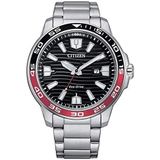 Citizen Eco-Drive Analoog herenhorloge met roestvrijstalen band AW1527-86E, zilver, armband, zilver., armband