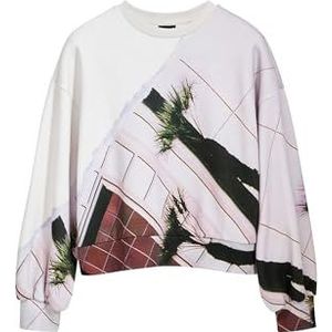Desigual Sweat_patch sweatshirt dames, Materiaal Finishes, M