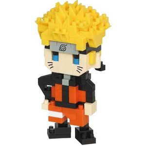 Bandai - Nanoblock Naruto Uzumaki-Mini figuur van bouwstenen, NBCC134, NBCC134, meerkleurig