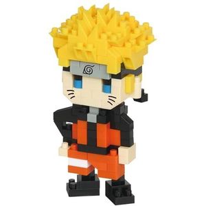 Bandai - Nanoblock Naruto Uzumaki-Mini figuur van bouwstenen, NBCC134, NBCC134, meerkleurig