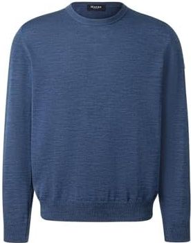 Maerz Pull à col rond et manches 1/1, Deep Sea, 50