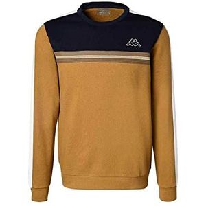 Kappa Irisson Active Man Sweatshirt voor heren, bruin/blauw, XL