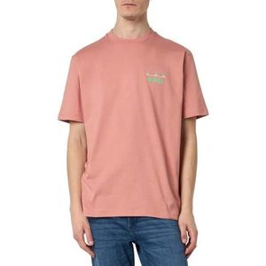 BOSS Te_ Records T-Shirt Homme, Open Pink695, L