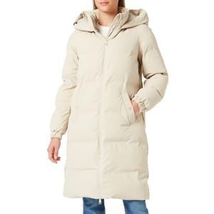 VERO MODA Vmnoe Aw23 Lange Coated Coat Boos Damesjas, Crème