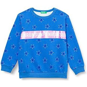 United Colors of Benetton Sweatshirt met capuchon voor meisjes, Blu 63 g