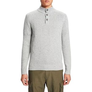 ESPRIT 093ee2i303 Sweatshirt voor heren, Lichtgrijs