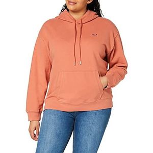 Levi's Flame Scarlet Standaard Hoodie voor dames, Aragon