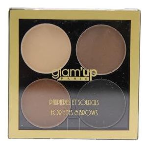 Glam'Up Paris Oogschaduw en wenkbrauwen, nude