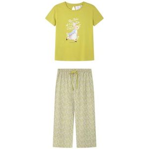 women'secret Capri Pyjama Multilicense Nostalgia Petter Konijn Pyjama voor dames, Khaki (stad), L