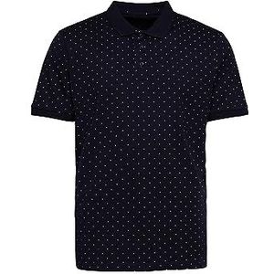 ESPRIT 043ee2k355 Poloshirt voor heren, 403/Navy 4.