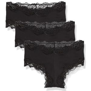 Maidenform Set van 3 hipsterbroekjes voor dames, Zwart - 3 stuks