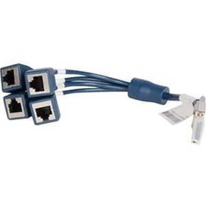 Hewlett Packard Enterprise HPE X260 Mini D-28 naar 4-RJ45 0,3 m RT kabel