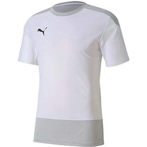 PUMA Teamgoal 23 Jersey Jr T-shirt voor jongens, Puma wit/grijs/paars