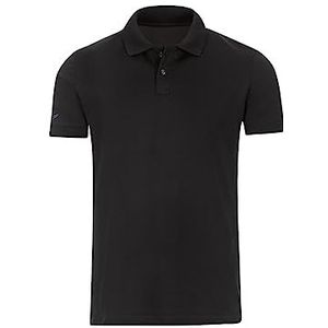 Trigema Heren poloshirt Elast. Piqué, Zwart - Zwart - Zwart (Zwart 008)