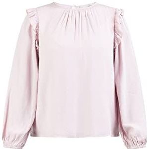 IRIDIA Klassieke blouse met lange mouwen, klassieke blouse met lange mouwen voor dames, Mauve