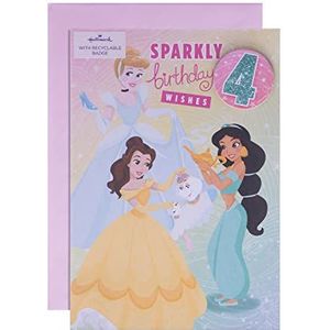 Hallmark Verjaardagskaart voor de 4e verjaardag - Disney prinses