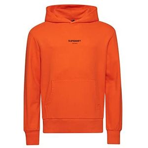 Superdry Sweatshirt met capuchon trainingspak voor heren, Oranje