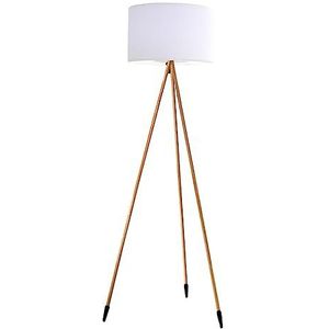 Lumisky Tamboury Wood - Oplaadbare Multicolor Staande Led Lamp - Voor Binnen en Buiten